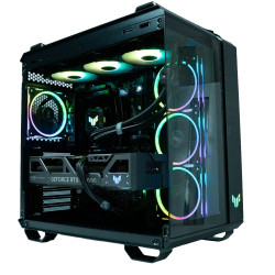 MR.LINK PC Intel Core i9 14900KF, 64GB DDR5, 4TB NVME, RTX 5080 + Windows 11 Pro – PC Gaming Negro