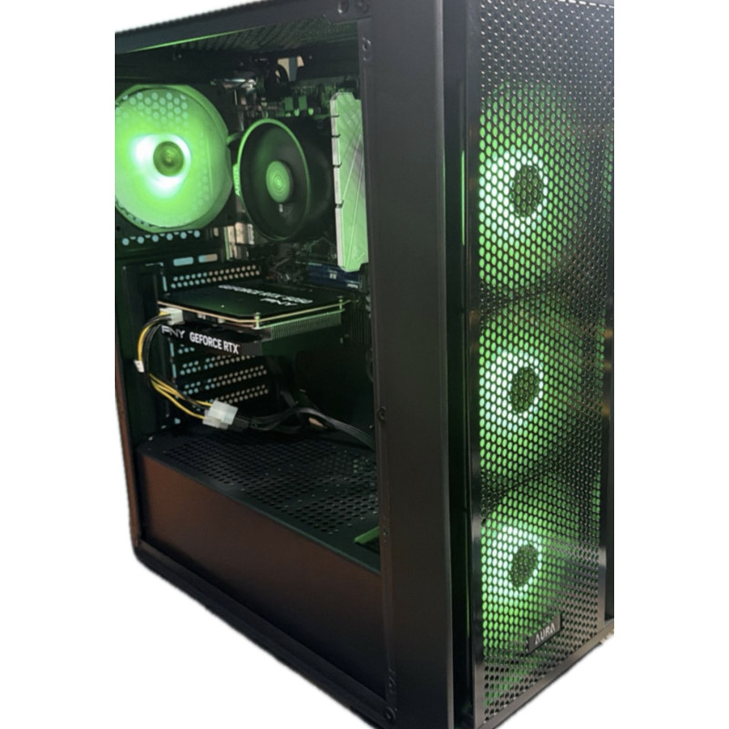 PC AMD Ryzen 5 4500, 16GB, 500GB SSD NVME, RTX 5050 + Windows 11 Pro