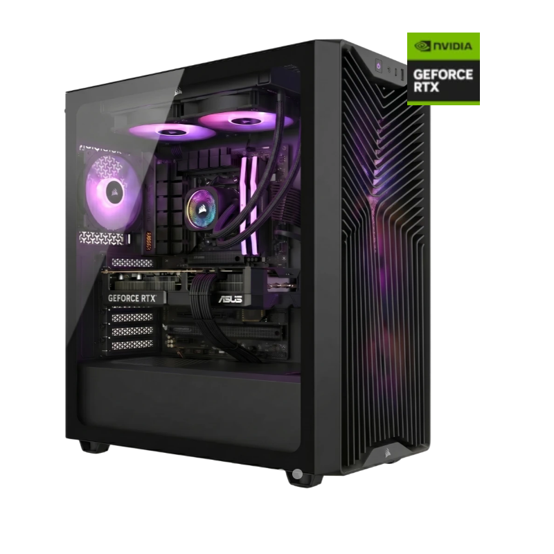PC AMD Ryzen 5 8400F AM5, RTX 5060TI 8GB , 24GB RAM DDR5, 1TB SSD NVME + Windows 11 Pro