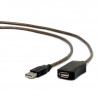 Iggual Cable Extensión Activo USB 10Mts Negro - Cable USB