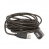 Iggual Cable Extensión Activo USB 10Mts Negro - Cable USB