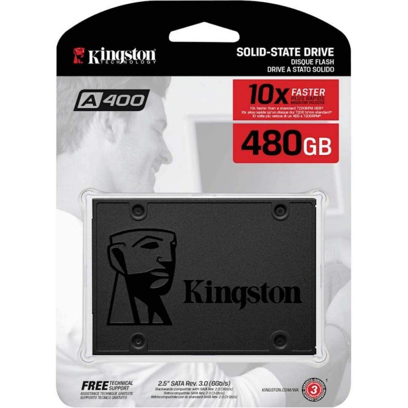 Kingston Technology A400 SSD 480 GB Serial ATA III