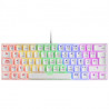 Teclado Gaming Mecánico Mars Gaming MK60WBES/ Blanco