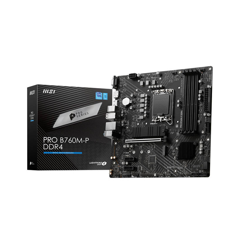 Placa Base MSI PRO B760M-P D4 Socket 1700