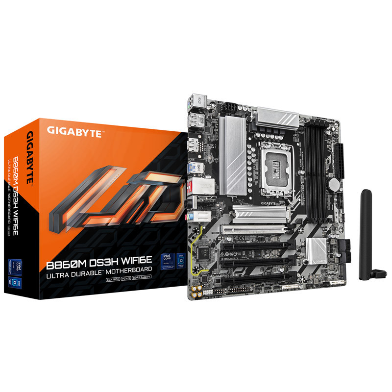 Placa Base Gigabyte B860M DS3H WIFI6E Socket 1851